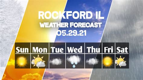 Rockford hour by hour weather outlook with 12 hour view providing precipitation, temperatures, sky conditions, rain or snow chance dew-point, relative humidity, wind direction with speed. . 10day forecast rockford illinois